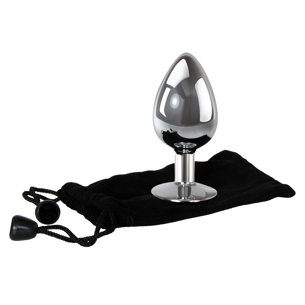 Adam And Eve Clear Gem Anal Plug Large BondageBox