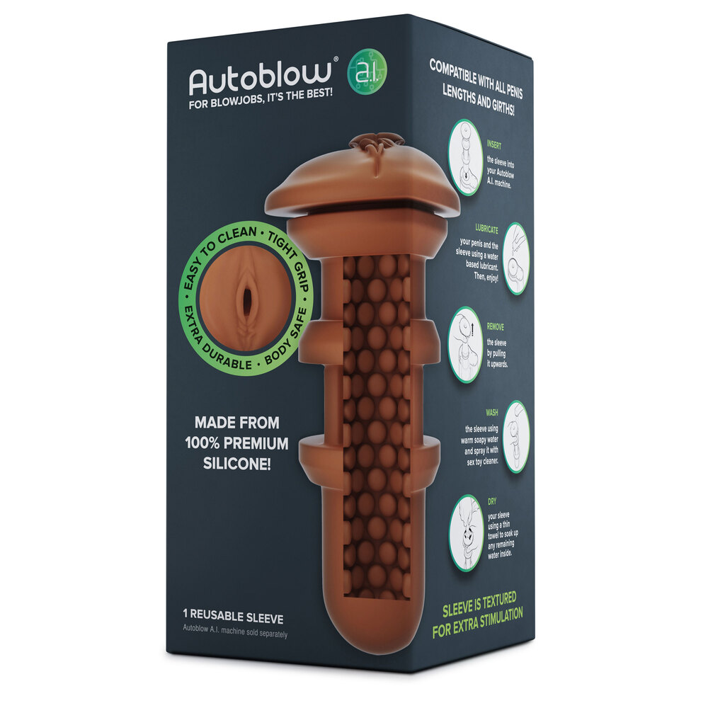 Autoblow A I Reusable Vagina Sleeve BondageBox Free Delivery