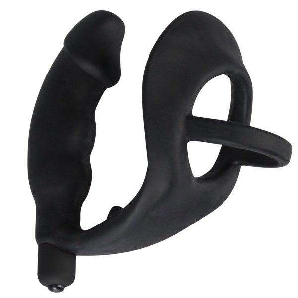 Black Velvets Cock Ring And Vibrating Anal Plug Bondagebox Free