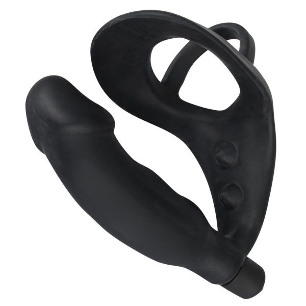 Black Velvets Cock Ring And Vibrating Anal Plug Bondagebox Free