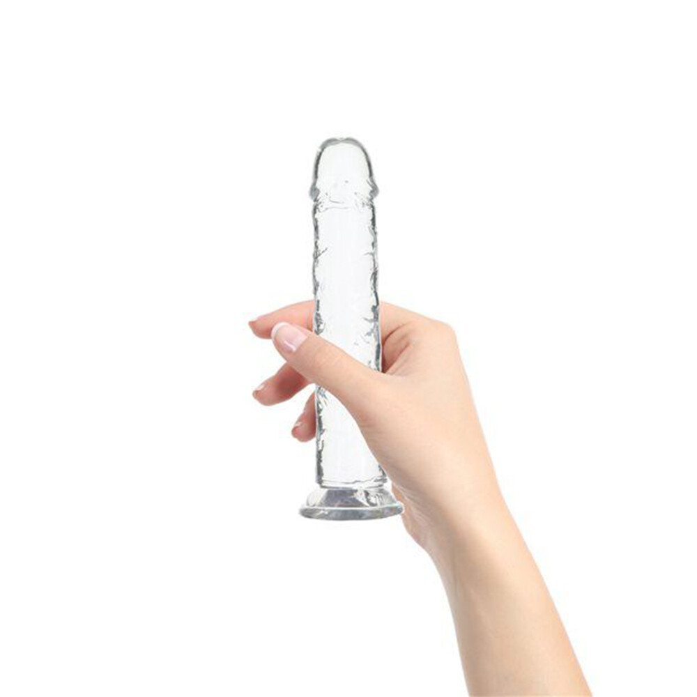 Crystal Addiction 8 Inch Clear Dildo BondageBox Free Delivery