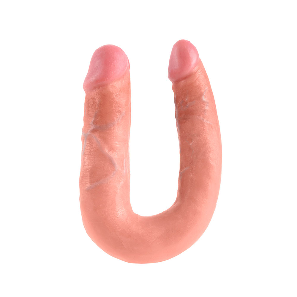King Cock Medium Double Trouble Flesh Dildo Bondagebox Free Uk Delivery