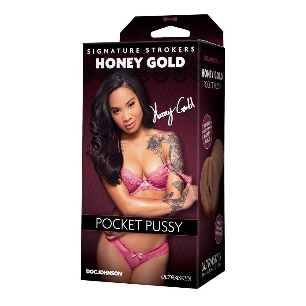 Signature Strokers Honey Gold Pocket Pussy Bondagebox