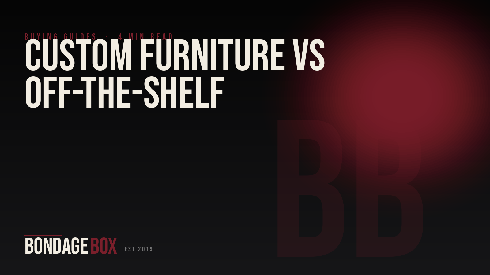Custom Furniture vs Off-the-Shelf