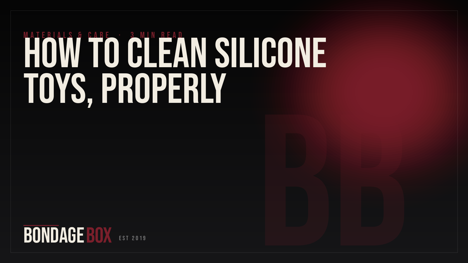 How to Clean Silicone Toys, Properly