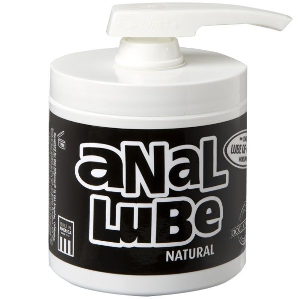 Anal Lube Natural In Pump Dispenser 135ml From Bondage Box UK