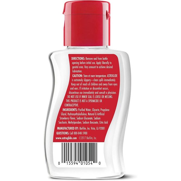 Astroglide Strawberry Lubricant 2.5oz From Bondage Box UK