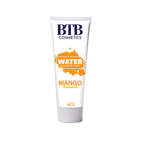 BTB Mango Flavoured Water Based Lubricant 100ml From Bondage Box UK