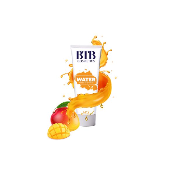 BTB Mango Flavoured Water Based Lubricant 100ml From Bondage Box UK