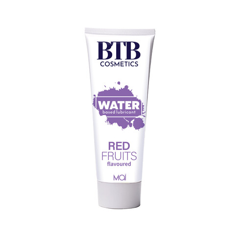 BTB_Red_Fruits_Flavoured_Water_Based_Lubricant_100ml BTB Red Fruits Flavoured Water Based Lubricant 100ml From Bondage Box UK