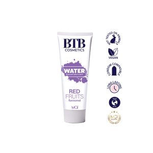 BTB Red Fruits Flavoured Water Based Lubricant 100ml From Bondage Box UK