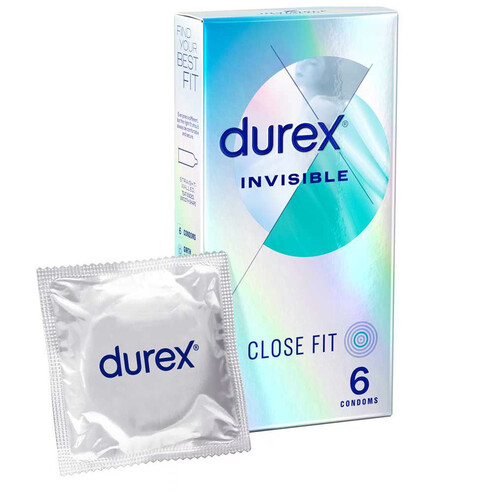 Durex_Invisible_Extra_Sensitive_Condoms_6_Pack Durex Invisible Extra Sensitive Condoms 6 Pack From Bondage Box UK