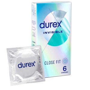 Durex Invisible Extra Sensitive Condoms 6 Pack From Bondage Box UK