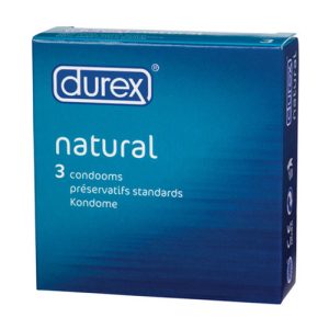 Durex Natural x 3 Condoms From Bondage Box UK