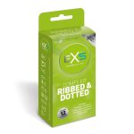 EXS Comfy Fit Ribbed and Dotted Condoms 12 Pack From Bondage Box UK