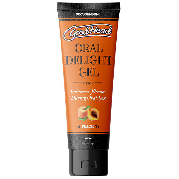 Good Head Oral Delight Peach 4oz From Bondage Box UK