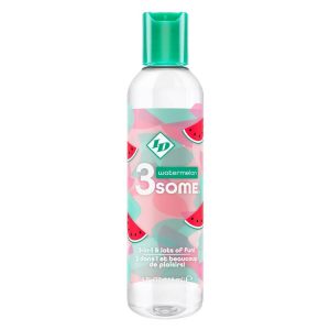 ID 3some Watermelon 3 In 1 Lubricant 118ml From Bondage Box UK