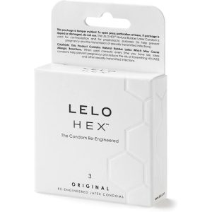 Lelo Hex Original Condoms 3 Pack From Bondage Box UK