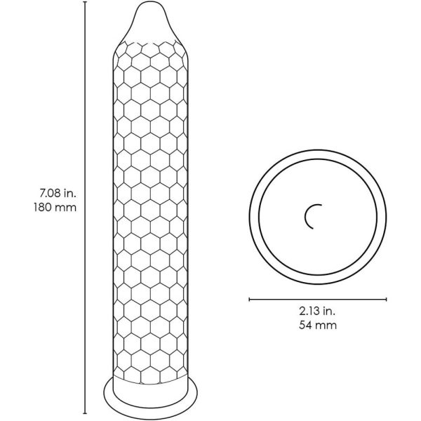 Lelo Hex Original Condoms 3 Pack From Bondage Box UK