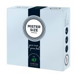 Mister Size 47mm Your Size Pure Feel Condoms 36 Pack From Bondage Box UK