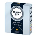 Mister Size 53mm Your Size Pure Feel Condoms 3 Pack From Bondage Box UK