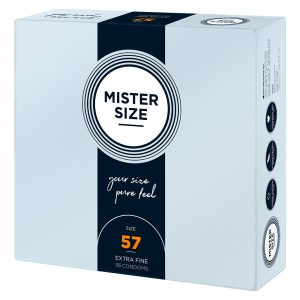 Mister Size 57mm Your Size Pure Feel Condoms 36 Pack From Bondage Box UK