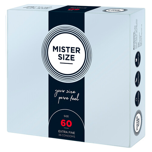 Mister_Size_60mm_Your_Size_Pure_Feel_Condoms_36_Pack Mister Size 60mm Your Size Pure Feel Condoms 36 Pack From Bondage Box UK