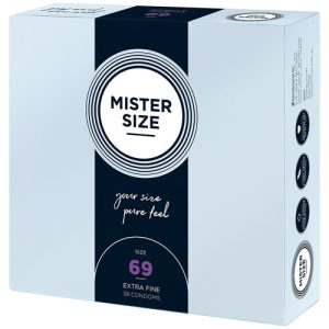 Mister Size 69mm Your Size Pure Feel Condoms 36 Pack From Bondage Box UK