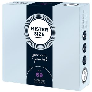 Mister Size 69mm Your Size Pure Feel Condoms 36 Pack From Bondage Box UK