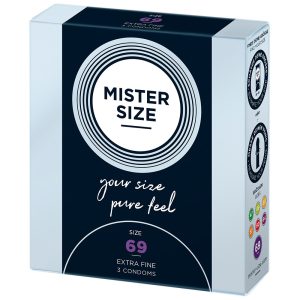 Mister Size 69mm Your Size Pure Feel Condoms 3 Pack From Bondage Box UK