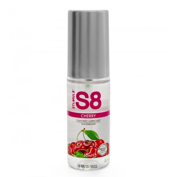 S8 Cherry Flavored Lube 50ml From Bondage Box UK
