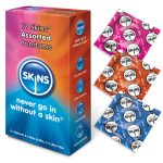 Skins Condoms Assorted 12 Pack From Bondage Box UK