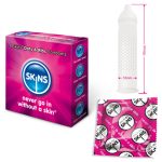 Skins Condoms Dots And Ribs 4 Pack From Bondage Box UK