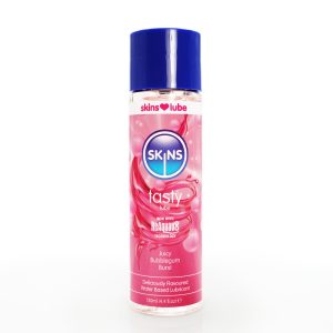 Skins Juicy Bubblegum Blast Waterbased Lubricant 130ml From Bondage Box UK