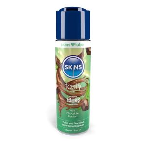 Skins Mint Chocolate Passion Waterbased Lubricant 130ml From Bondage Box UK