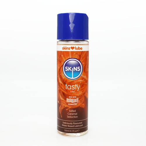 Skins_Salted_Caramel_Seduction_Waterbased_Lubricant_130ml Skins Salted Caramel Seduction Waterbased Lubricant 130ml From Bondage Box UK