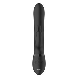 Vive Amoris Black Rabbit Vibrator With Stimulating Beads BondageBox x3.jpg UK