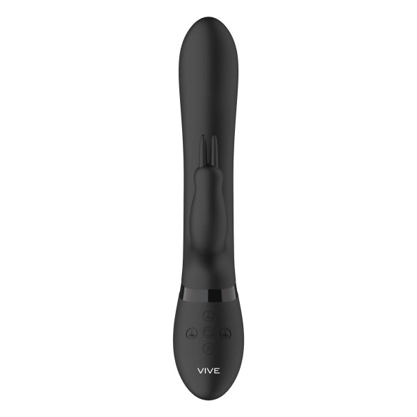 Vive Amoris Black Rabbit Vibrator With Stimulating Beads BondageBox x3.jpg UK
