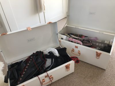 Bondage Chests Full of bondage gear bdsm bondagebox
