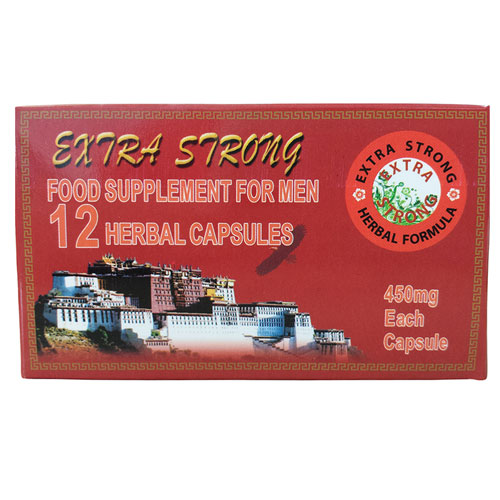 Extra Strong Male Tonic Enhancer x12 From Bondage Box UK