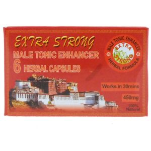 Extra Strong Male Tonic Enhancer x6 From Bondage Box UK