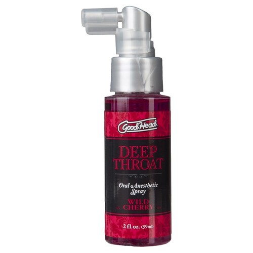 Good Head Deep Throat Spray Cherry From Bondage Box UK