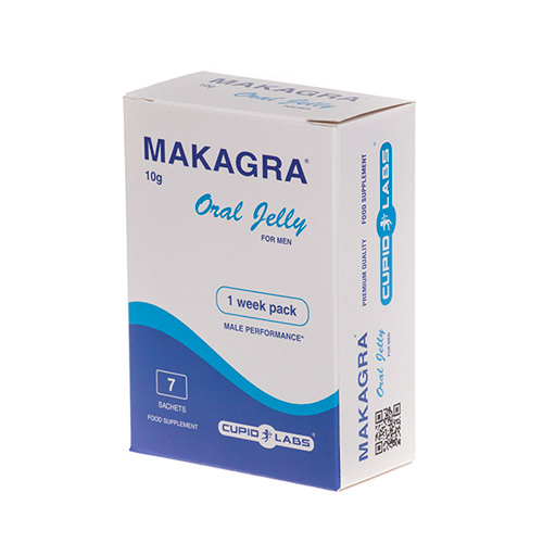 Makagra Erectile Enhancing Oral Jelly 7 Satchets From Bondage Box UK