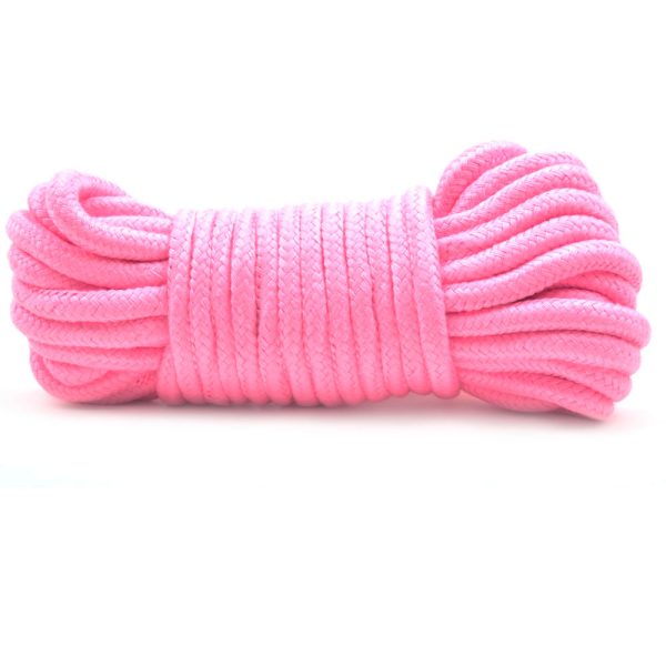 10 Metres Cotton Bondage Rope Pink BondageBox UK
