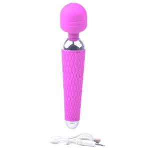 10 Speed Purple Rechargeable Magic Wand BondageBox UK
