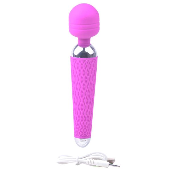 10_Speed_Purple_Rechargeable_Magic_Wand_BondageBox_x2 10 Speed Purple Rechargeable Magic Wand BondageBox UK