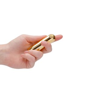 10 speed Rechargeable Bullet Gold BondageBox UK