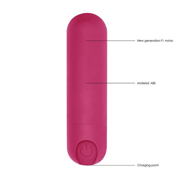 10 speed Rechargeable Bullet Pink BondageBox UK