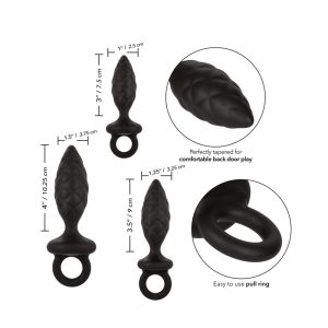 3 Piece Silicone Anal Probe Kit BondageBox UK