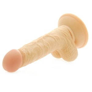 6 Inch Realistic Dong with Scrotum BondageBox UK